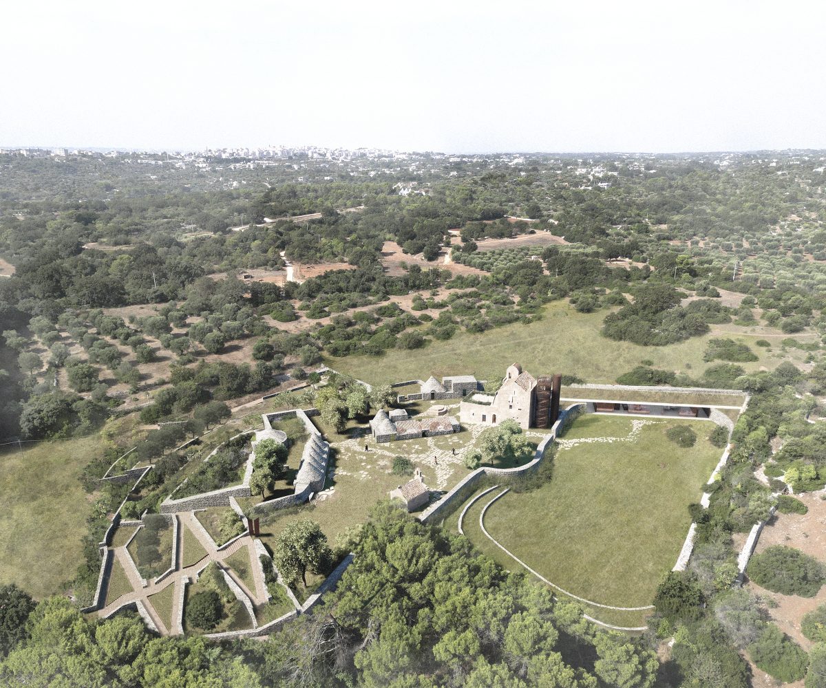 Jofre Roca Taller Arquitectura Barcelona Masseria Termetrio imatge vista aeria